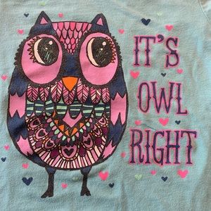 It’s Owl Right Short Sleeve Shirt
